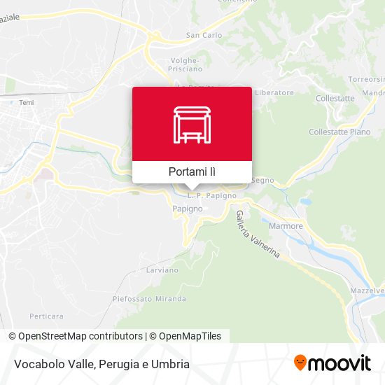 Mappa Vocabolo Valle