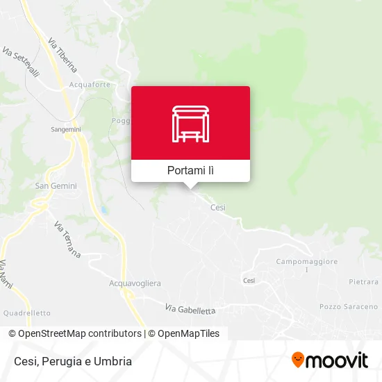 Mappa Cesi