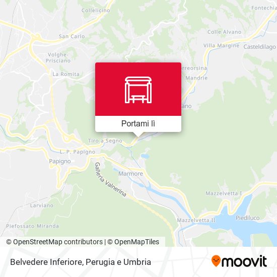 Mappa Belvedere Inferiore