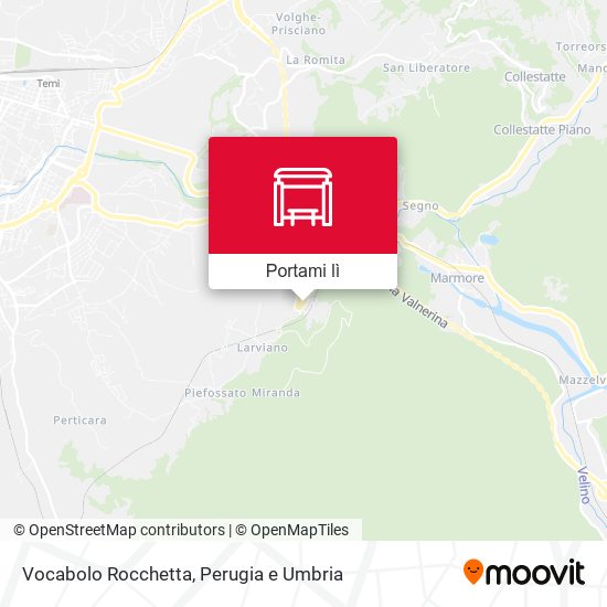 Mappa Vocabolo Rocchetta
