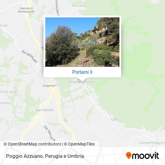 Mappa Poggio Azzuano