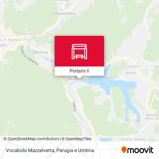 Mappa Vocabolo Mazzelvetta
