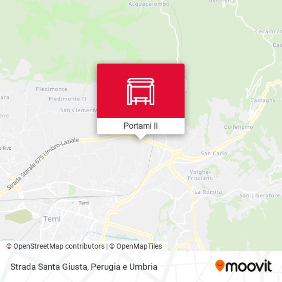 Mappa Strada Santa Giusta