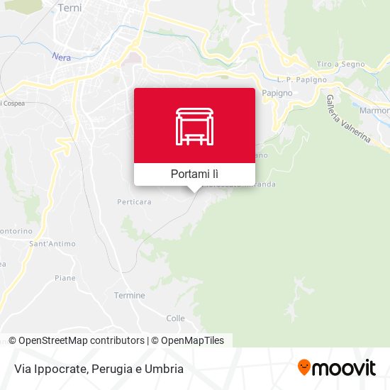 Mappa Via Ippocrate
