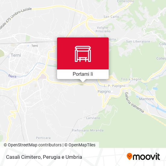 Mappa Casali Cimitero