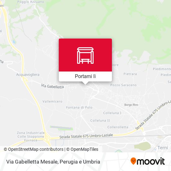 Mappa Via Gabelletta Mesale