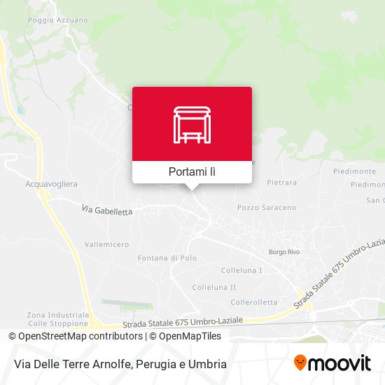 Mappa Via Delle Terre Arnolfe