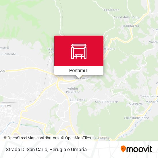 Mappa Strada Di San Carlo