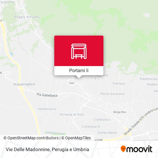 Mappa Vie Delle Madonnine
