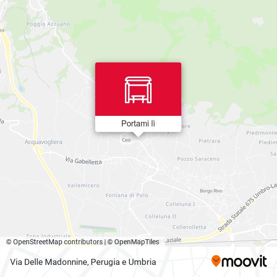 Mappa Via Delle Madonnine