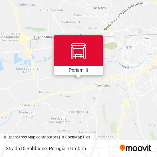 Mappa Strada Di Sabbione
