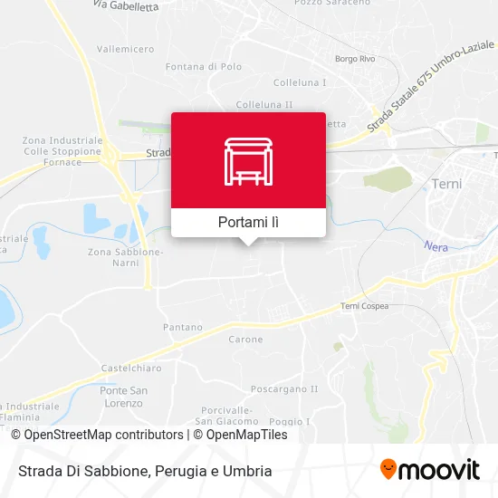 Mappa Strada Di Sabbione