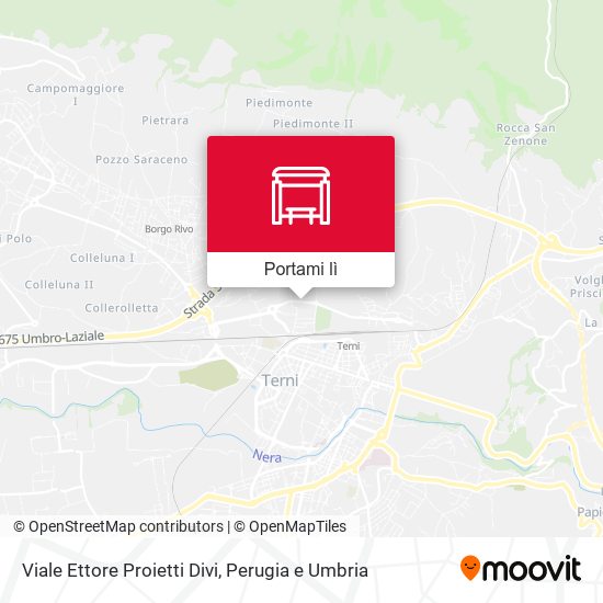 Mappa Viale Ettore Proietti Divi