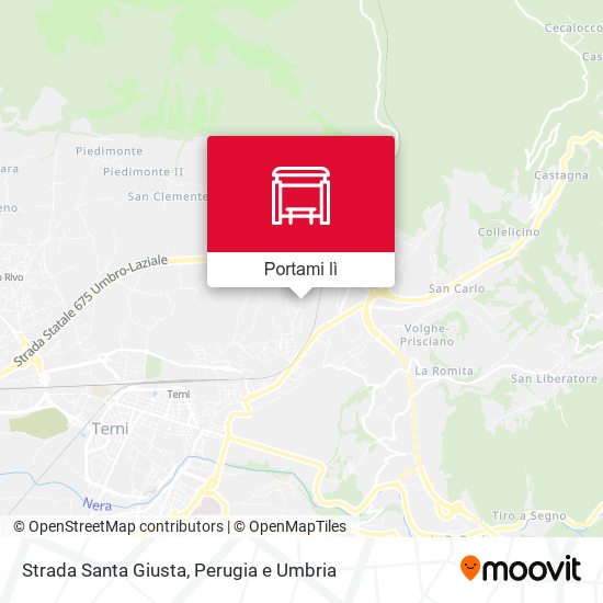 Mappa Strada Santa Giusta