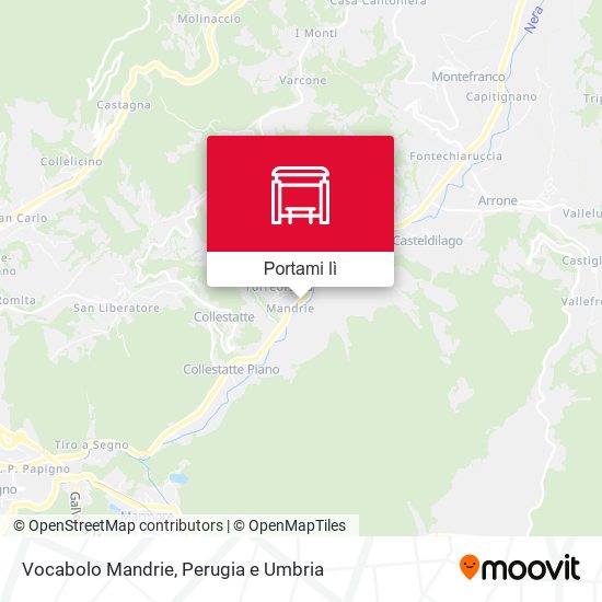 Mappa Vocabolo Mandrie
