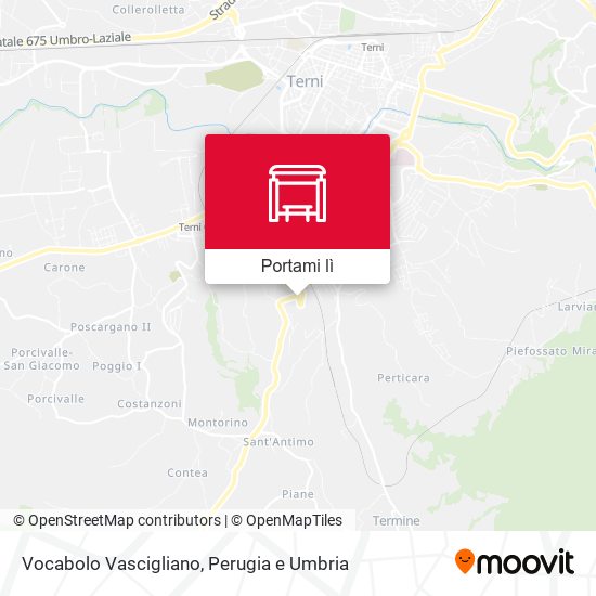 Mappa Vocabolo Vascigliano