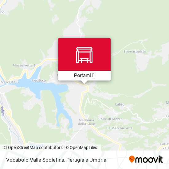 Mappa Vocabolo Valle Spoletina