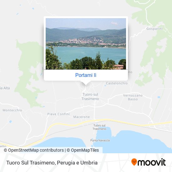 Mappa Tuoro Sul Trasimeno