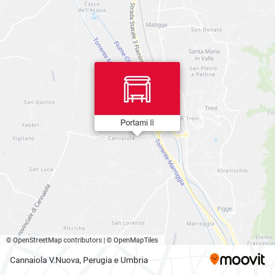 Mappa Cannaiola V.Nuova
