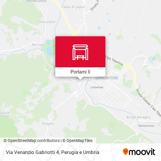 Mappa Via Venanzio Gabriotti 4