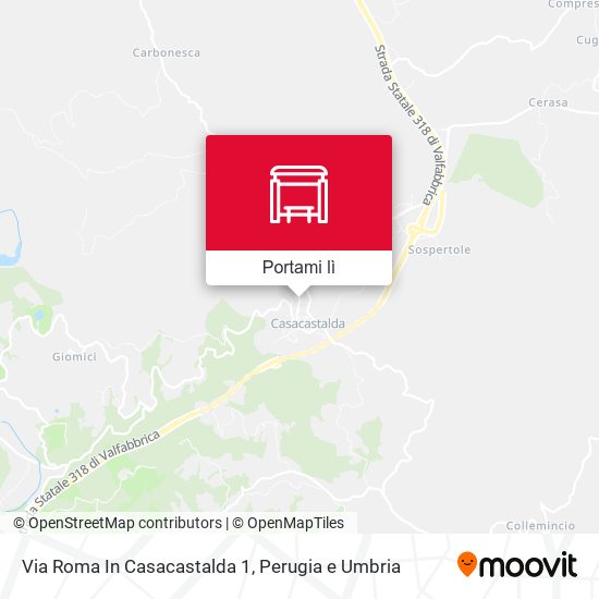 Mappa Via Roma In Casacastalda 1