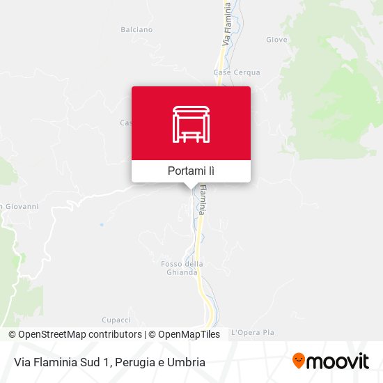 Mappa Via Flaminia Sud 1