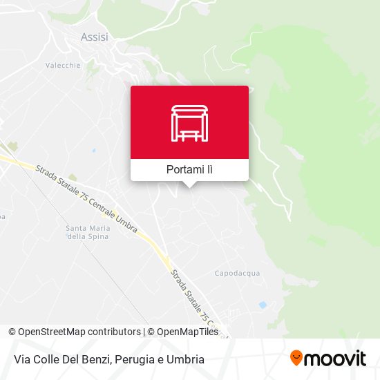 Mappa Via Colle Del Benzi