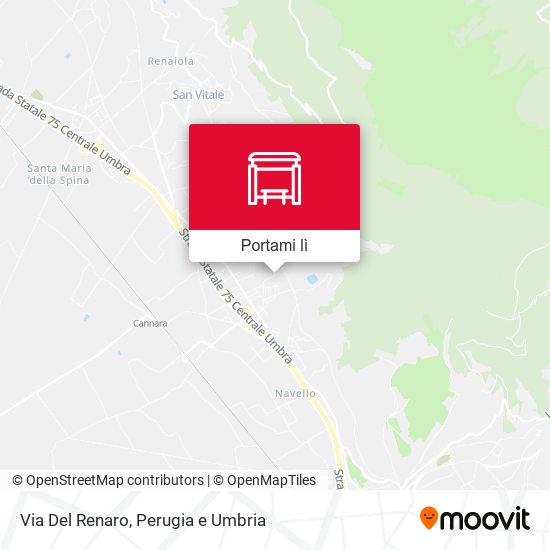 Mappa Via Del Renaro