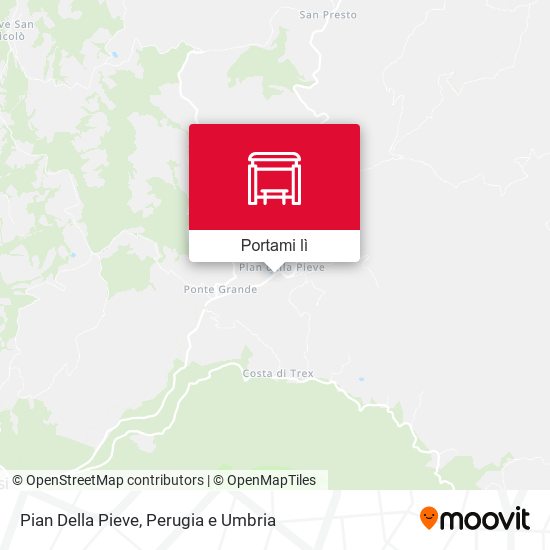 Mappa Pian Della Pieve