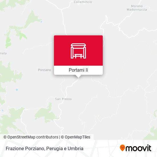 Mappa Frazione Porziano