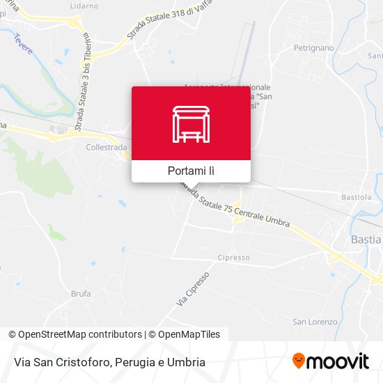 Mappa Via San Cristoforo