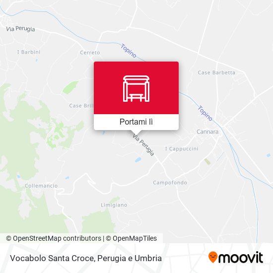 Mappa Vocabolo Santa Croce