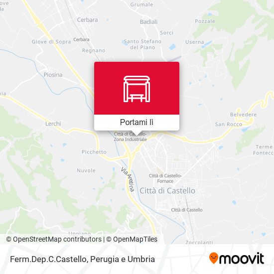 Mappa Ferm.Dep.C.Castello