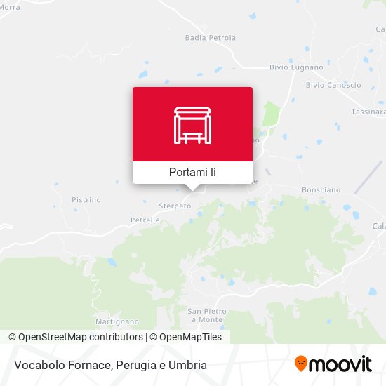 Mappa Vocabolo Fornace