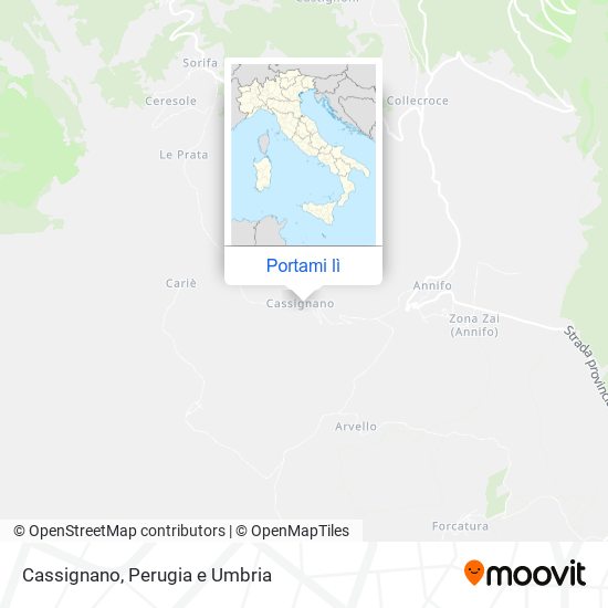 Mappa Cassignano