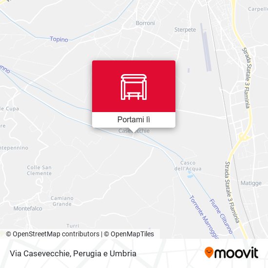 Mappa Via Casevecchie