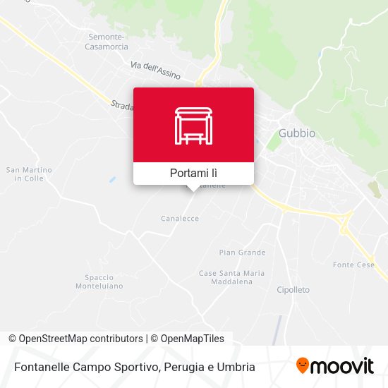 Mappa Fontanelle Campo Sportivo