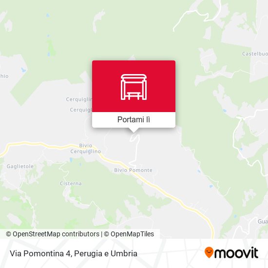 Mappa Via Pomontina 4