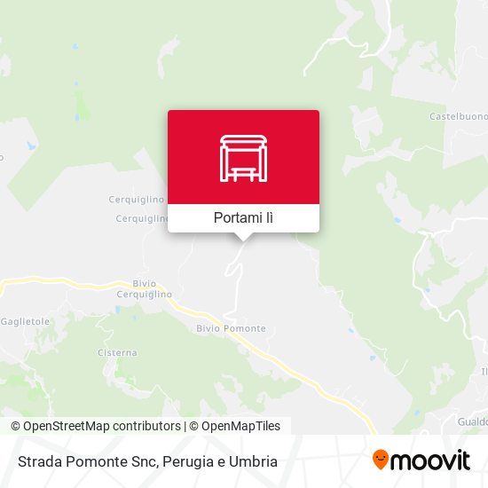 Mappa Strada Pomonte Snc