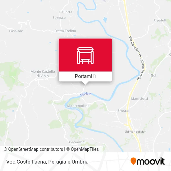 Mappa Voc.Coste Faena