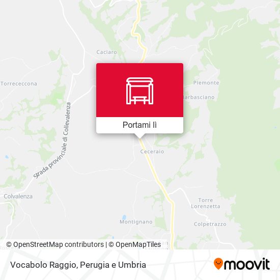 Mappa Vocabolo Raggio