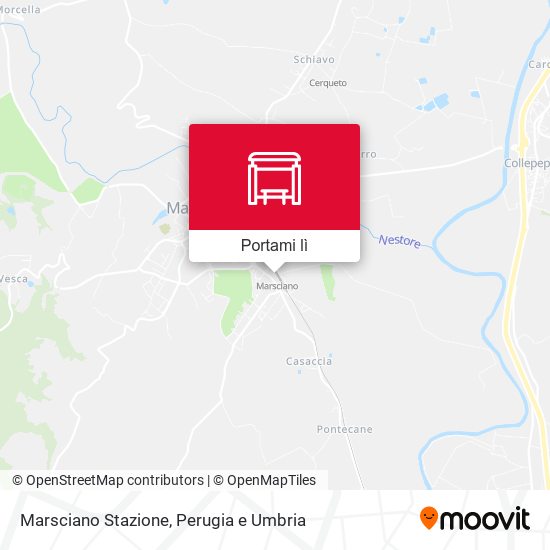 Mappa Marsciano Stazione