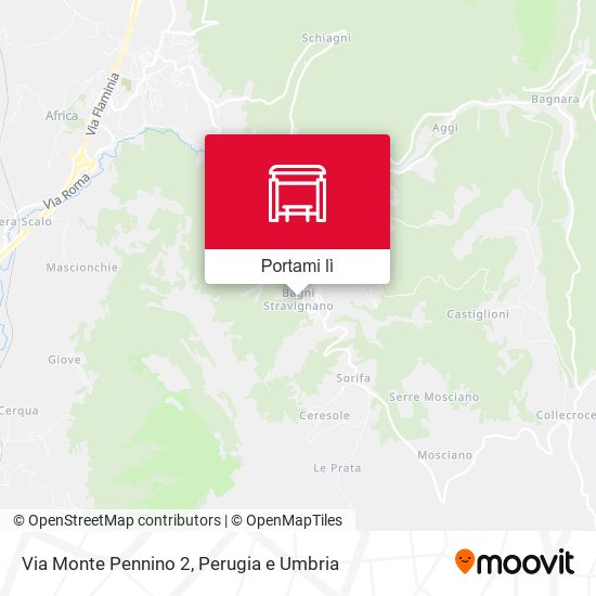 Mappa Via Monte Pennino 2