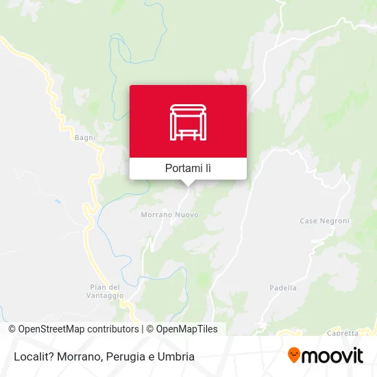 Mappa Localit? Morrano