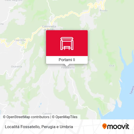 Mappa Localitá Fossatello