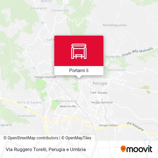 Mappa Via Ruggero Torelli