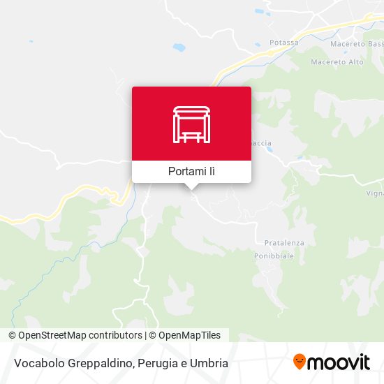 Mappa Vocabolo Greppaldino