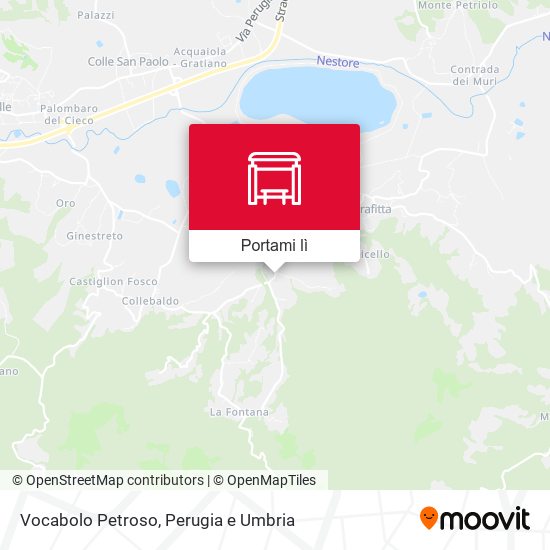 Mappa Vocabolo Petroso