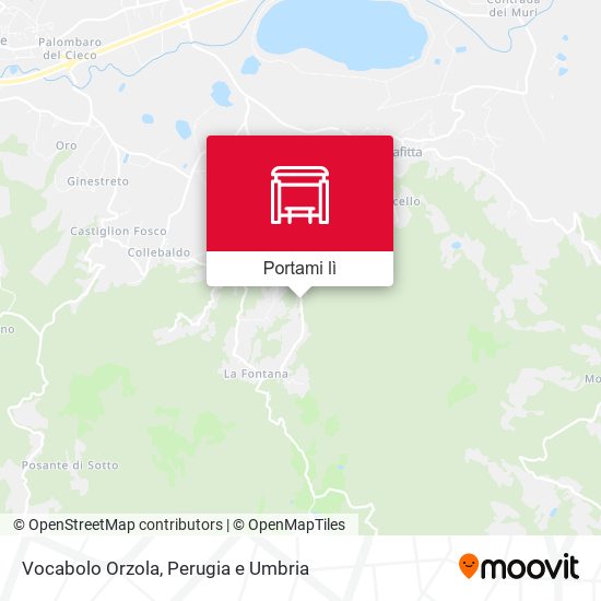 Mappa Vocabolo Orzola