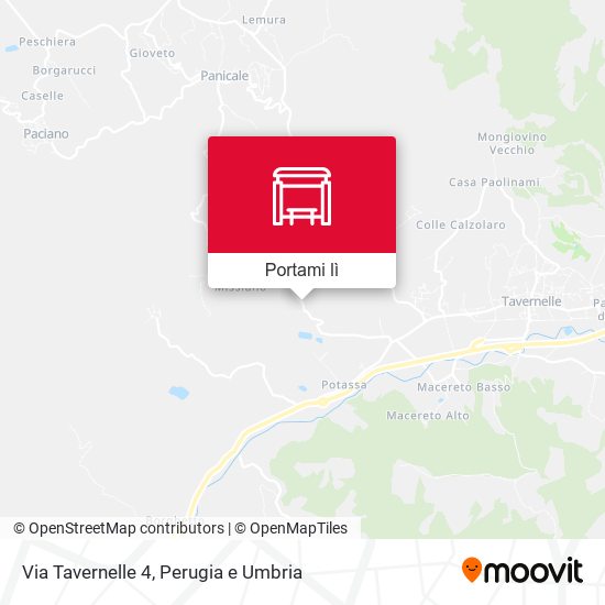 Mappa Via Tavernelle 4